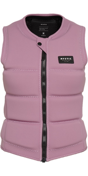 2026 Mystic Womens Star Front Zip Wake Impact Vest 35005.240246 - Rosewood
